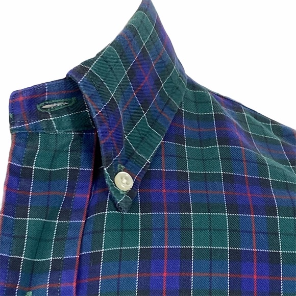 Ralph Lauren Blake Cotton Plaid Button Down XL - Picture 4 of 9